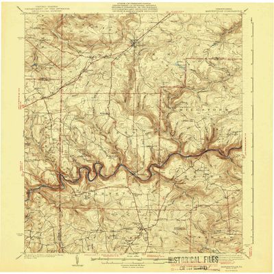 YellowMaps Marienville PA topo map, 1:62500 Scale, 15 X 15 Minute, Historical, 1941, 20 x 16.5 in - Tyvek