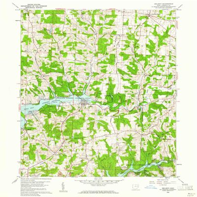 Dellroy OH topo map, 1:24000 Scale, 7.5 X 7.5 Minute, Historical, 1959, Updated 1961, 26.9 x 22 in - Polypropylene