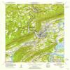 YellowMaps Harriman TN topo map, 1:24000 Scale, 7.5 X 7.5 Minute, Historical, 1952, Updated 1954, 27.4 x 22 in - Tyvek view 1