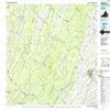 YellowMaps Staunton VA topo map, 1:100000 Scale, 30 X 60 Minute, Historical, 1986, Updated 1986, 24.2 x 42 in - Tyvek view 1