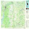 YellowMaps Wisconsin Rapids WI topo map, 1:100000 Scale, 30 X 60 Minute, Historical, 1985, Updated 1985, 24.3 x 40.5 in - Tyvek view 1