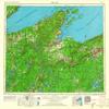 YellowMaps Ashland WI topo map, 1:250000 Scale, 1 X 2 Degree, Historical, 1953, Updated 1964, 22.2 x 27.3 in - Tyvek view 1