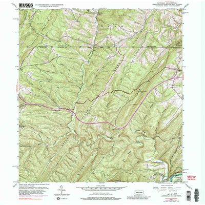 YellowMaps Artemas PA topo map, 1:24000 Scale, 7.5 X 7.5 Minute, Historical, 1950, Updated 1997, 27 x 22.1 in - Tyvek