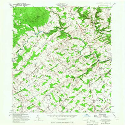 YellowMaps Bedminster PA topo map, 1:24000 Scale, 7.5 X 7.5 Minute, Historical, 1957, Updated 1966, 26.9 x 22.1 in - Polypropylene