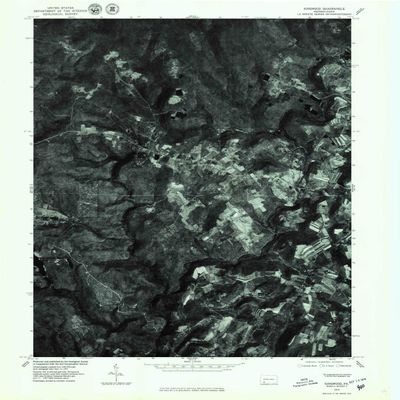 YellowMaps Kingwood PA topo map, 1:24000 Scale, 7.5 X 7.5 Minute, Historical, 1977, Updated 1979, 26.7 x 21.9 in - Polypropylene