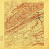 Bellefonte PA topo map, 1:62500 Scale, 15 X 15 Minute, Historical, 1909, 19.9 x 16.5 in - Tyvek view 1