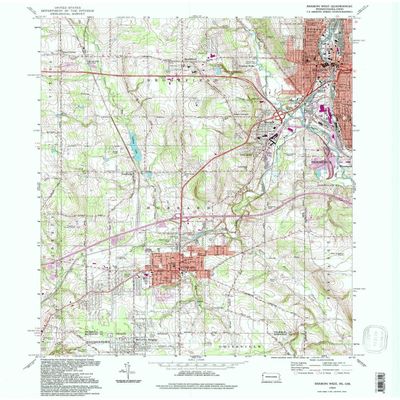 YellowMaps Sharon West PA topo map, 1:24000 Scale, 7.5 X 7.5 Minute, Historical, 1994, Updated 1997, 26.9 x 22 in - Polypropylene