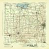 Bellefontaine OH topo map, 1:62500 Scale, 15 X 15 Minute, Historical, 1944, 21.8 x 16 in - Polypropylene view 1