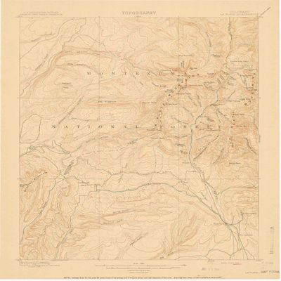 YellowMaps La Plata CO topo map, 1:62500 Scale, 15 X 15 Minute, Historical, 1908, 20.2 x 16.5 in - Polypropylene