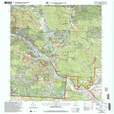 YellowMaps Nelsonville OH topo map, 1:24000 Scale, 7.5 X 7.5 Minute, Historical, 2002, Updated 2006, 26.8 x 21.9 in - Polypropylene