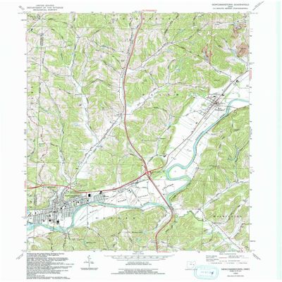 YellowMaps Newcomerstown OH topo map, 1:24000 Scale, 7.5 X 7.5 Minute, Historical, 1993, Updated 1993, 27 x 22 in - Tyvek