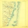 YellowMaps Barnegat NJ topo map, 1:62500 Scale, 15 X 15 Minute, Historical, 1898, Updated 1908, 20 x 16.6 in - Polypropylene view 1