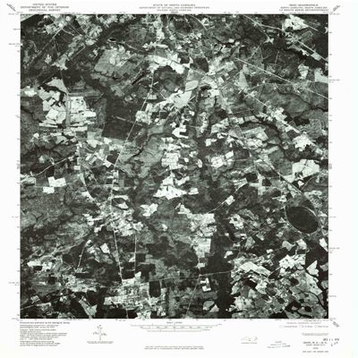 YellowMaps Ghio NC topo map, 1:24000 Scale, 7.5 X 7.5 Minute, Historical, 1976, Updated 1978, 26.7 x 21.8 in - Polypropylene