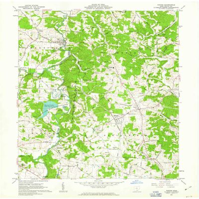 YellowMaps Vinton OH topo map, 1:24000 Scale, 7.5 X 7.5 Minute, Historical, 1961, Updated 1963, 27 x 22 in - Polypropylene