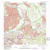 YellowMaps Nashville East TN topo map, 1:24000 Scale, 7.5 X 7.5 Minute, Historical, 1968, Updated 1988, 27.4 x 22 in - Polypropylene view 1