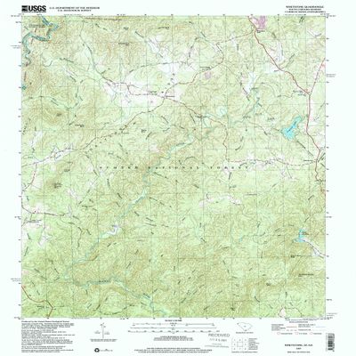 YellowMaps Whetstone SC topo map, 1:24000 Scale, 7.5 X 7.5 Minute, Historical, 1997, Updated 2001, 26.8 x 22 in - Polypropylene