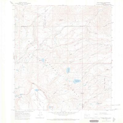 YellowMaps Sand Point CO topo map, 1:24000 Scale, 7.5 X 7.5 Minute, Historical, 1966, Updated 1969, 26.9 x 22.3 in - Polypropylene