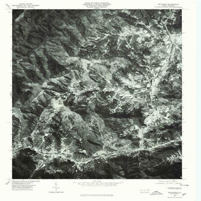 Dellwood NC topo map, 1:24000 Scale, 7.5 X 7.5 Minute, Historical, 1976, Updated 1979, 26.9 x 22 in - Tyvek