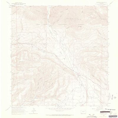 YellowMaps Hesperus CO topo map, 1:24000 Scale, 7.5 X 7.5 Minute, Historical, 1963, Updated 1965, 26.9 x 22.3 in - Tyvek