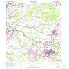 YellowMaps Hightstown NJ topo map, 1:24000 Scale, 7.5 X 7.5 Minute, Historical, 1954, Updated 1972, 27 x 22.1 in - Polypropylene view 1
