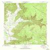 YellowMaps Burrow Cove TN topo map, 1:24000 Scale, 7.5 X 7.5 Minute, Historical, 1947, Updated 1972, 27.4 x 22.1 in - Tyvek view 1
