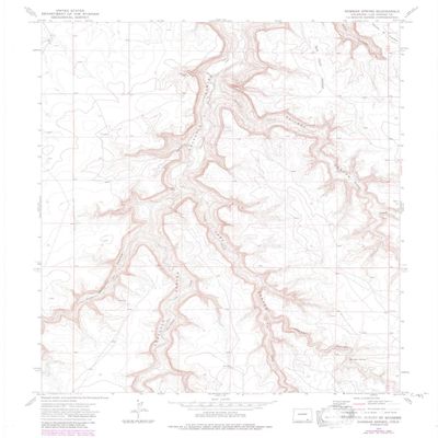 YellowMaps Humbar Spring CO topo map, 1:24000 Scale, 7.5 X 7.5 Minute, Historical, 1972, Updated 1985, 26.8 x 22.1 in - Tyvek