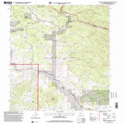 YellowMaps Observatory Rock CO topo map, 1:24000 Scale, 7.5 X 7.5 Minute, Historical, 1994, Updated 2001, 26.7 x 22.1 in - Polypropylene
