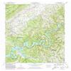 YellowMaps Ausmus TN topo map, 1:24000 Scale, 7.5 X 7.5 Minute, Historical, 1952, Updated 1980, 27.5 x 22.1 in - Tyvek view 1