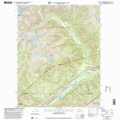 YellowMaps Mount Triumph WA topo map, 1:24000 Scale, 7.5 X 7.5 Minute, Historical, 1999, Updated 2002, 27.1 x 22.2 in - Polypropylene