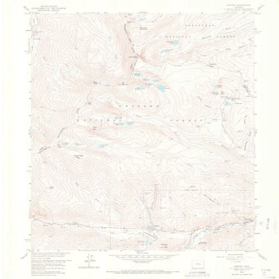 YellowMaps Empire CO topo map, 1:24000 Scale, 7.5 X 7.5 Minute, Historical, 1958, Updated 1967, 26.9 x 22.1 in - Polypropylene