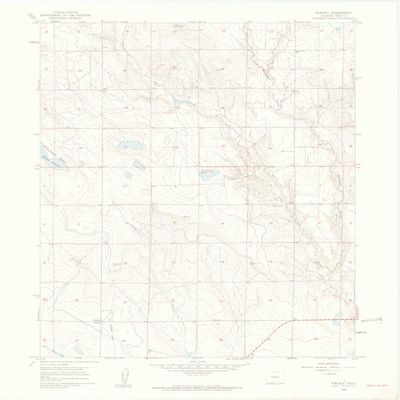 YellowMaps Purcell CO topo map, 1:24000 Scale, 7.5 X 7.5 Minute, Historical, 1960, Updated 1962, 27.3 x 22 in - Polypropylene