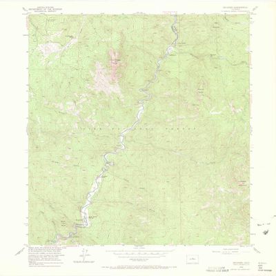YellowMaps Deckers CO topo map, 1:24000 Scale, 7.5 X 7.5 Minute, Historical, 1954, Updated 1972, 27.3 x 22.1 in - Polypropylene
