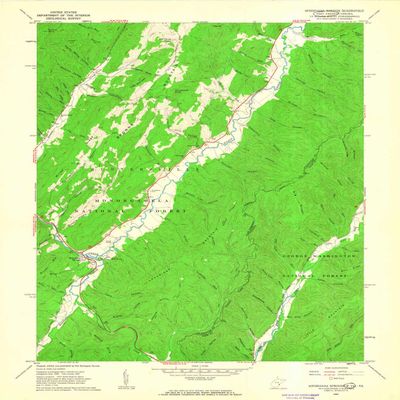 YellowMaps Minnehaha Springs WV topo map, 1:24000 Scale, 7.5 X 7.5 Minute, Historical, 1962, Updated 1963, 26.9 x 22 in - Polypropylene