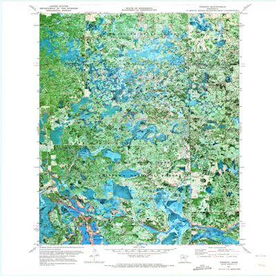 YellowMaps Pomroy MN topo map, 1:24000 Scale, 7.5 X 7.5 Minute, Historical, 1971, Updated 1973, 27.3 x 21.2 in - Tyvek