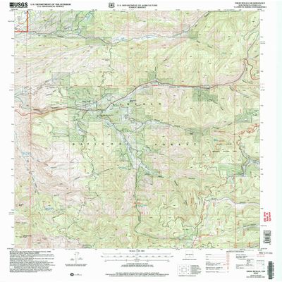 High Rolls NM topo map, 1:24000 Scale, 7.5 X 7.5 Minute, Historical, 2004, Updated 2006, 27 x 22.1 in - Polypropylene