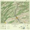 YellowMaps Harrisburg PA topo map, 1:250000 Scale, 1 X 2 Degree, Historical, 1957, Updated 1957, 24.2 x 28.6 in - Polypropylene