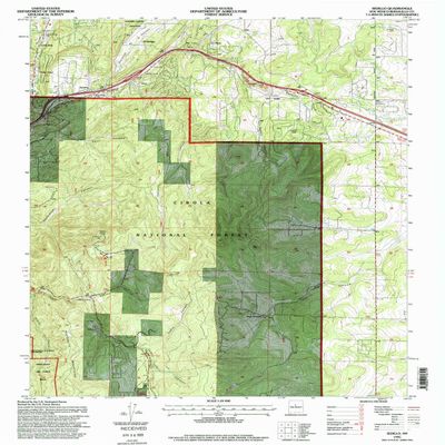 Sedillo NM topo map, 1:24000 Scale, 7.5 X 7.5 Minute, Historical, 1995, Updated 1998, 26.9 x 22.1 in - Polypropylene