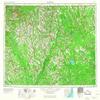 YellowMaps Florence SC topo map, 1:250000 Scale, 1 X 2 Degree, Historical, 1953, Updated 1967, 22 x 32.1 in - Polypropylene view 1