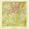 YellowMaps Asheville NC topo map, 1:24000 Scale, 7.5 X 7.5 Minute, Historical, 1943, Updated 1951, 27 x 22 in - Polypropylene view 1