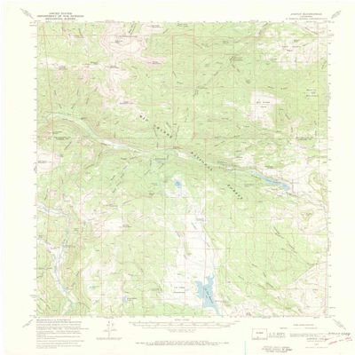 YellowMaps Jasper CO topo map, 1:62500 Scale, 15 X 15 Minute, Historical, 1967, Updated 1972, 21.2 x 17.1 in - Polypropylene
