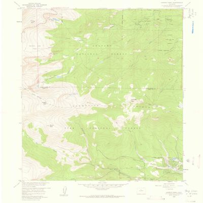 YellowMaps Harris Park CO topo map, 1:24000 Scale, 7.5 X 7.5 Minute, Historical, 1957, Updated 1959, 26.9 x 22.3 in - Tyvek