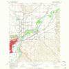 YellowMaps Billings East MT topo map, 1:24000 Scale, 7.5 X 7.5 Minute, Historical, 1956, Updated 1965, 26.9 x 22 in - Polypropylene view 1