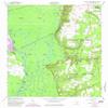 YellowMaps Poinsett State Park SC topo map, 1:24000 Scale, 7.5 X 7.5 Minute, Historical, 1953, Updated 1983, 26.9 x 22.1 in - Polypropylene view 1