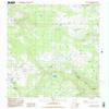 YellowMaps Agua Fria Peak NM topo map, 1:24000 Scale, 7.5 X 7.5 Minute, Historical, 1994, Updated 1998, 27 x 22 in - Polypropylene view 1