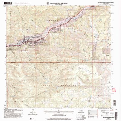 YellowMaps Ruidoso Downs NM topo map, 1:24000 Scale, 7.5 X 7.5 Minute, Historical, 2004, Updated 2006, 27 x 22.1 in - Polypropylene