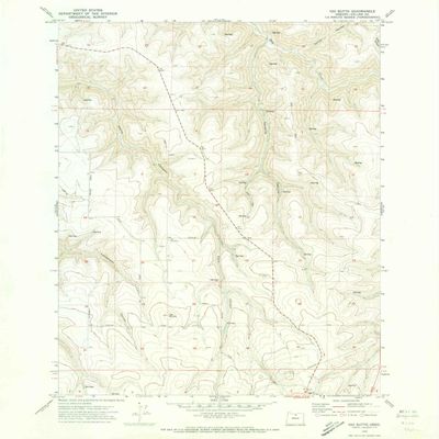 YellowMaps Igo Butte OR topo map, 1:24000 Scale, 7.5 X 7.5 Minute, Historical, 1970, Updated 1973, 26.8 x 22 in - Polypropylene