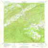 YellowMaps Kinzel Springs TN topo map, 1:24000 Scale, 7.5 X 7.5 Minute, Historical, 1953, Updated 1978, 27.4 x 22 in - Polypropylene view 1
