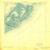 YellowMaps Atlantic City NJ topo map, 1:62500 Scale, 15 X 15 Minute, Historical, 1894, Updated 1908, 20 x 16.6 in - Polypropylene view 1