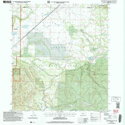 YellowMaps Riverbed Butte OR topo map, 1:24000 Scale, 7.5 X 7.5 Minute, Historical, 2004, Updated 2007, 26.8 x 22 in - Polypropylene