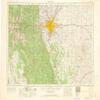 YellowMaps Denver CO topo map, 1:250000 Scale, 1 X 2 Degree, Historical, 1953, Updated 1964, 22.1 x 32.3 in - Paper view 1